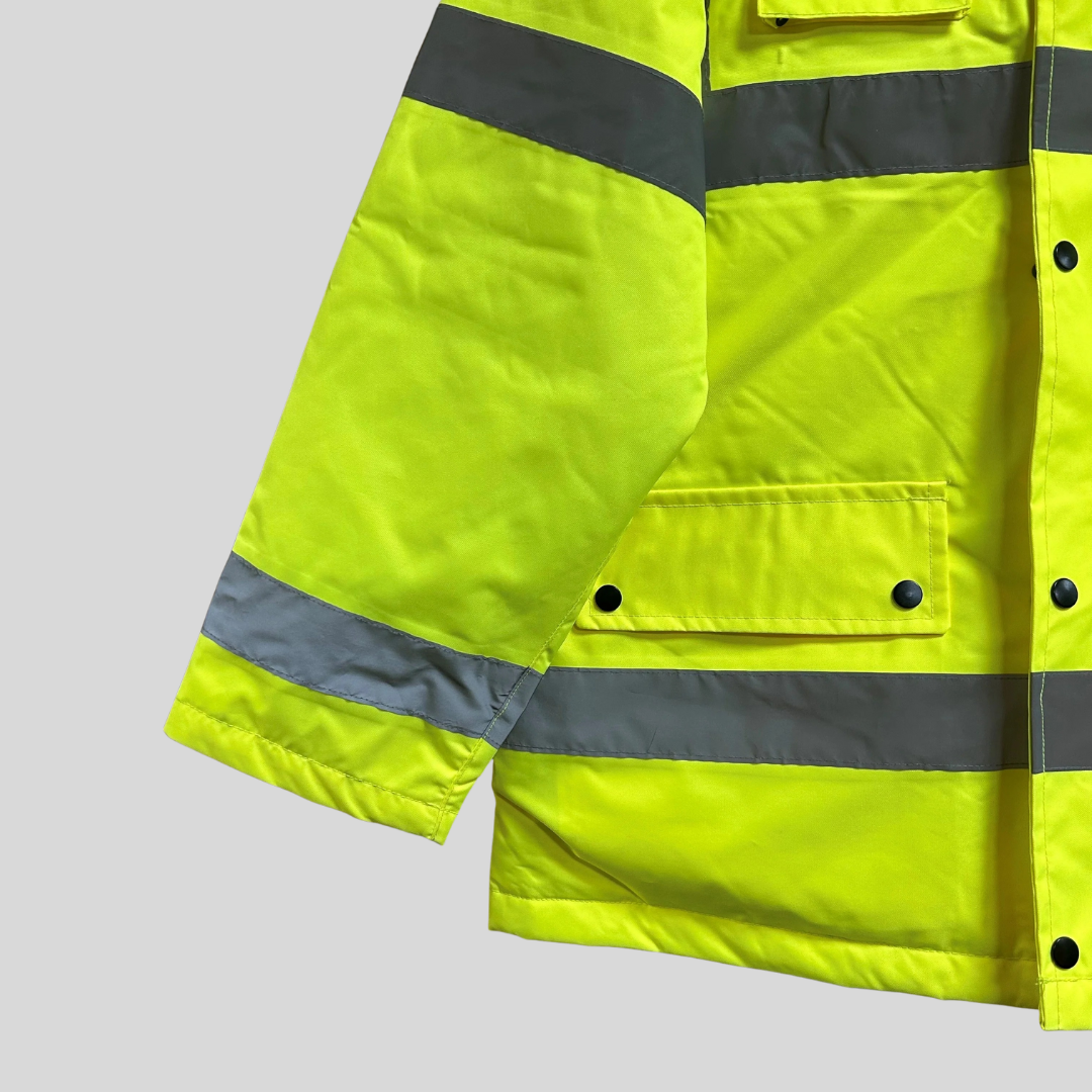 XXLarge Yellow Hi Vis Waterproof Jacket Parka