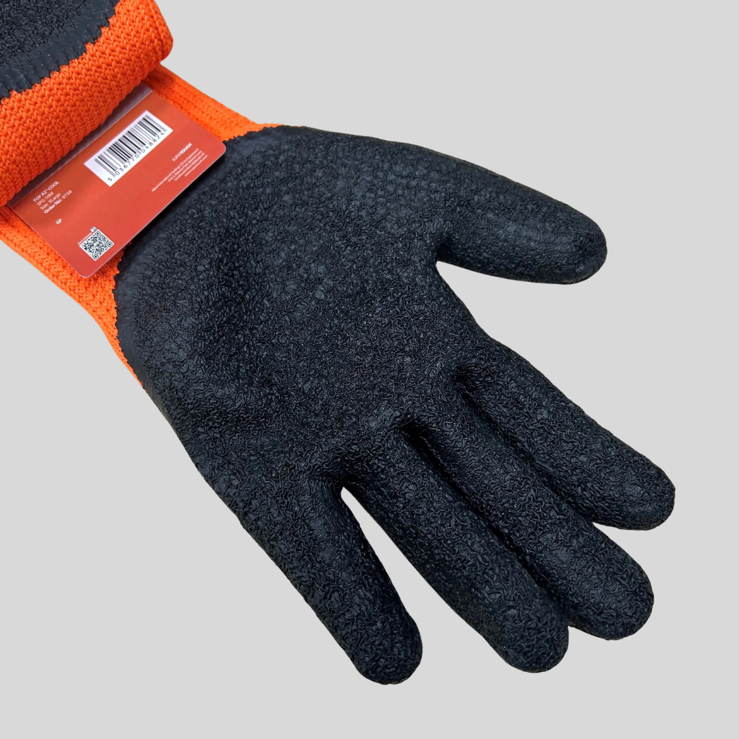 XLARGE Thermal Work Gloves β Topaz Cool | Crinkle Latex Grip