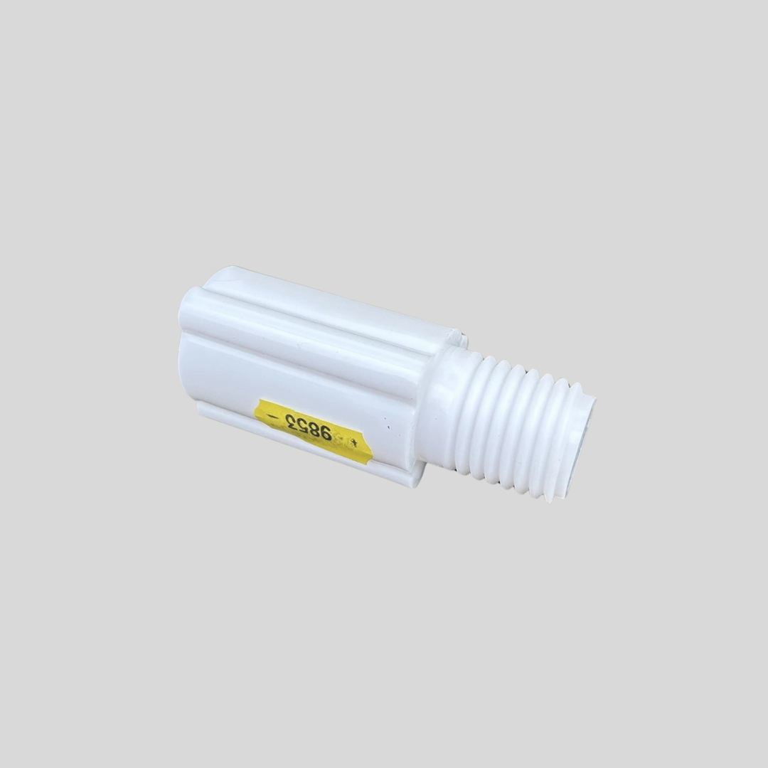 Exel Hygiene Broom Adaptor – White Plastic Handle Connector
