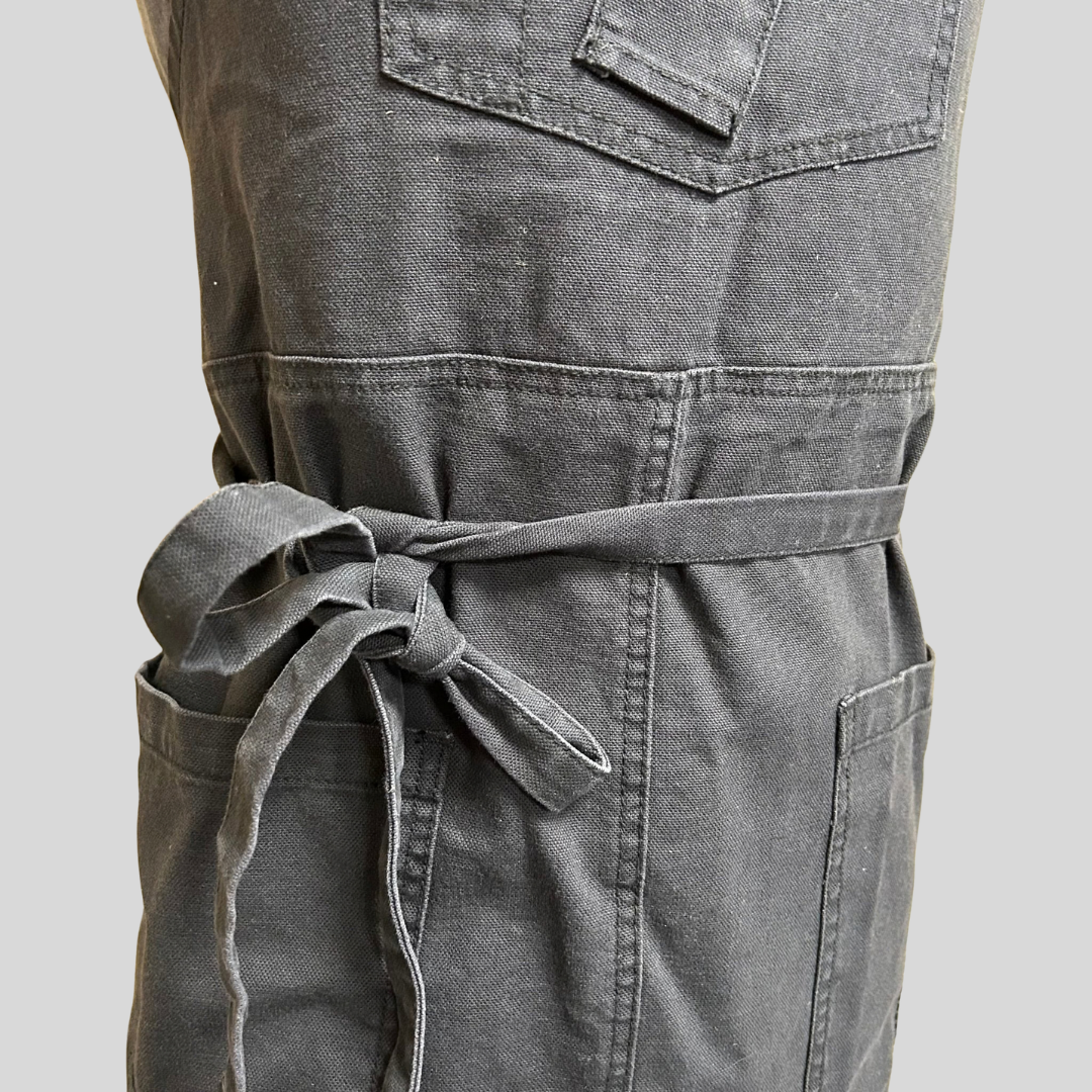 Chef Works Grey Bib Apron - One Size Urban Collection