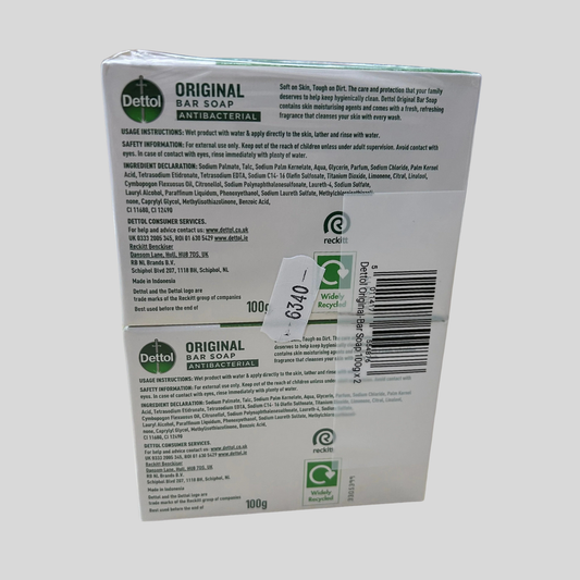 Dettol Anti-Bacterial Soap Twin Pack 2 x 100g