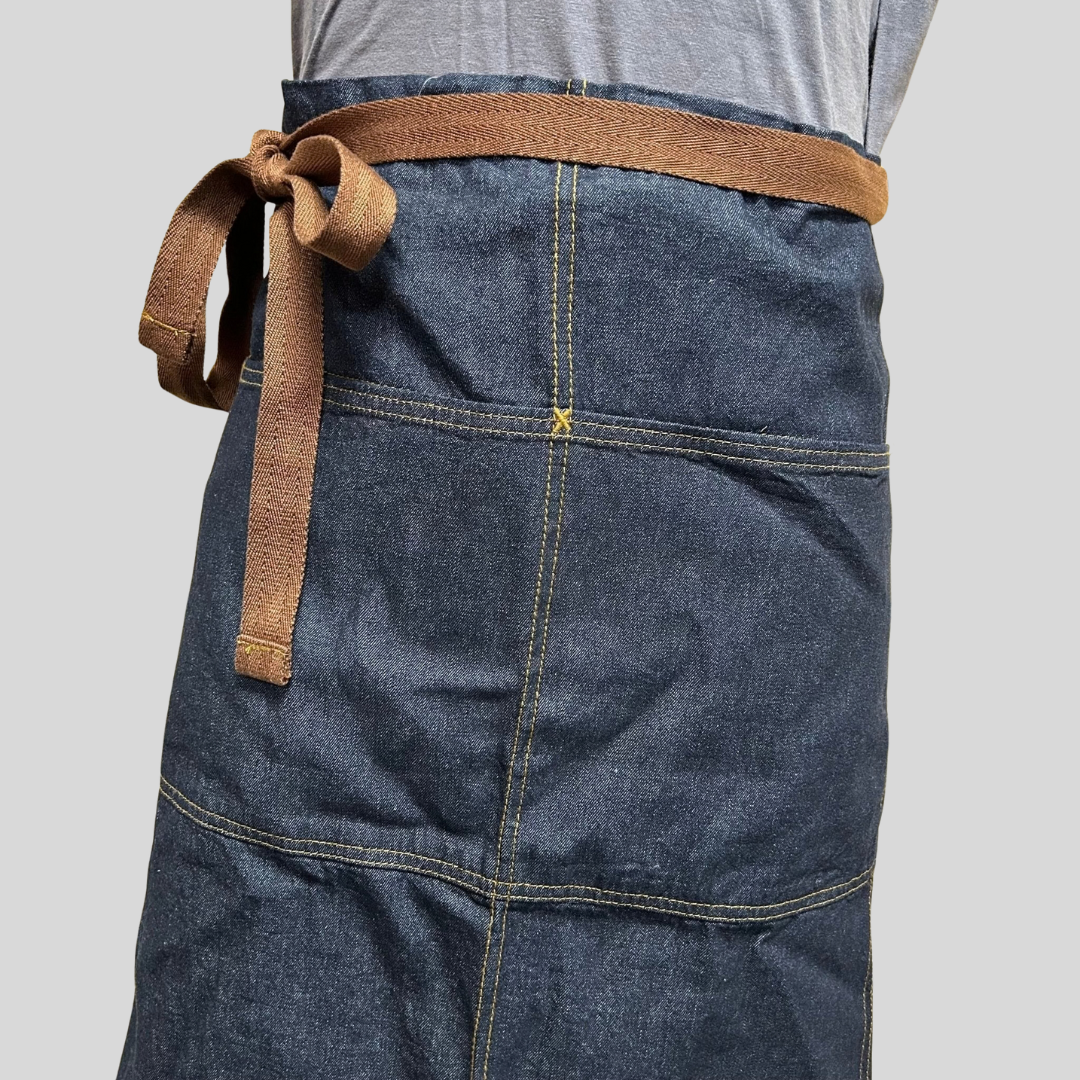 Chef Works Bistro Apron Denim Look One Size Urban Collection