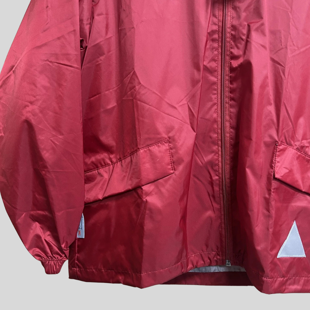 7–8 Years Red Rain Activewear Coat & Bag – Result R092J (Medium)