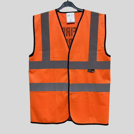 Small ORANGE Hivis Vest - Fire Warden