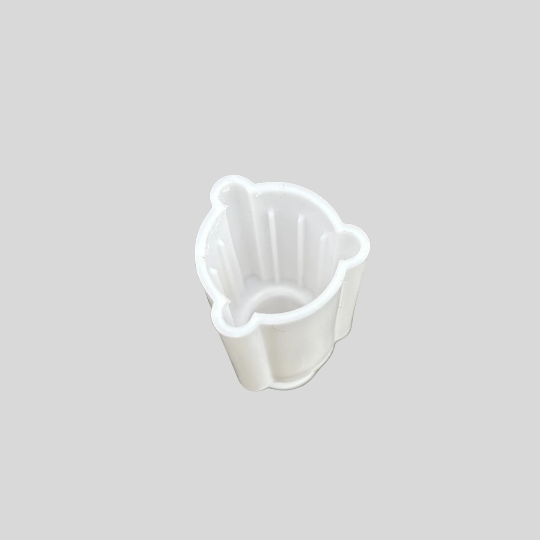 Exel Hygiene Broom Adaptor – White Plastic Handle Connector