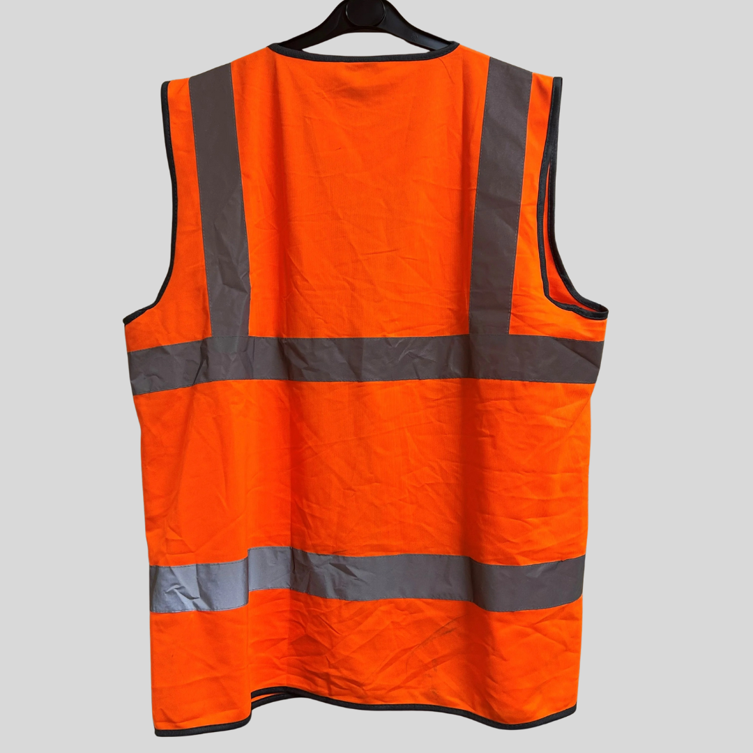 XLarge Orange Hivis Vest - Leo Workwear