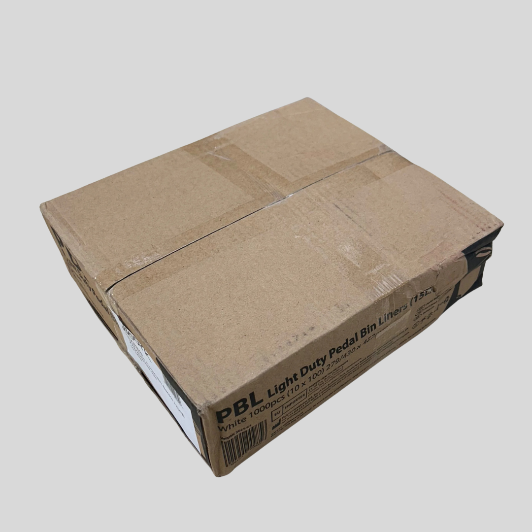 2Work 10L White Pedal Bin Liners – Pack of 1000
