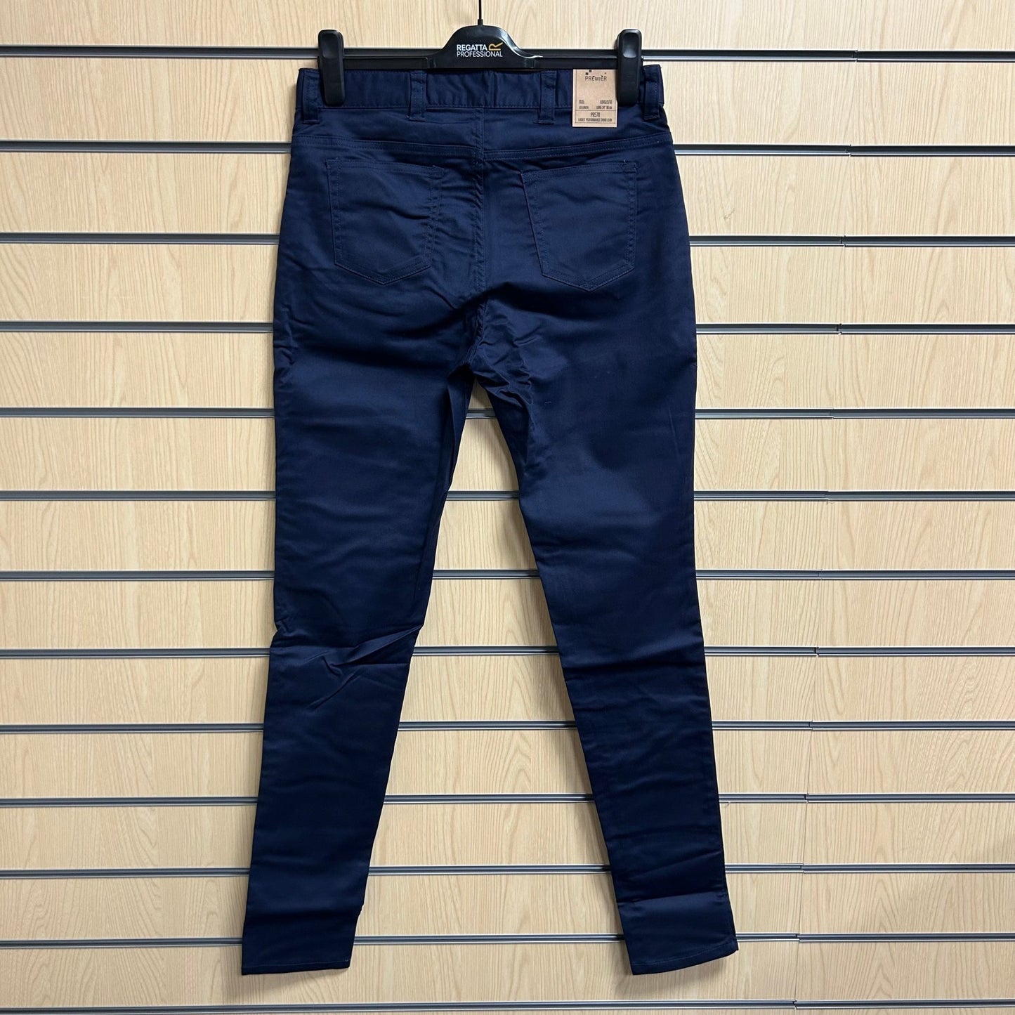 10 Long Navy Chinos PR570 - Cleaning Products UK