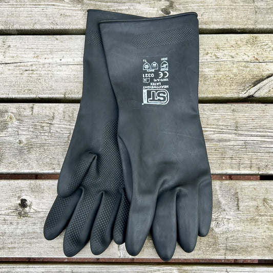 Large Heavy Duty Black Marigold Gloves