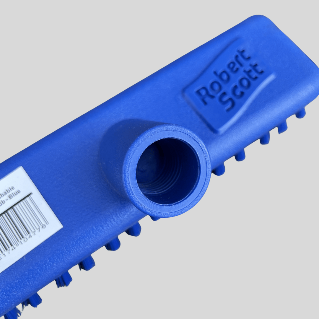 23cm Blue Washable Deck Scrub Brush - Cleaning Products UK