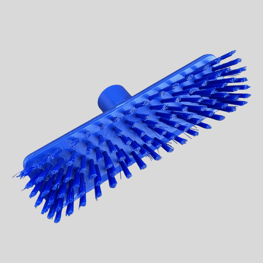 23cm Blue Washable Deck Scrub Brush - Cleaning Products UK