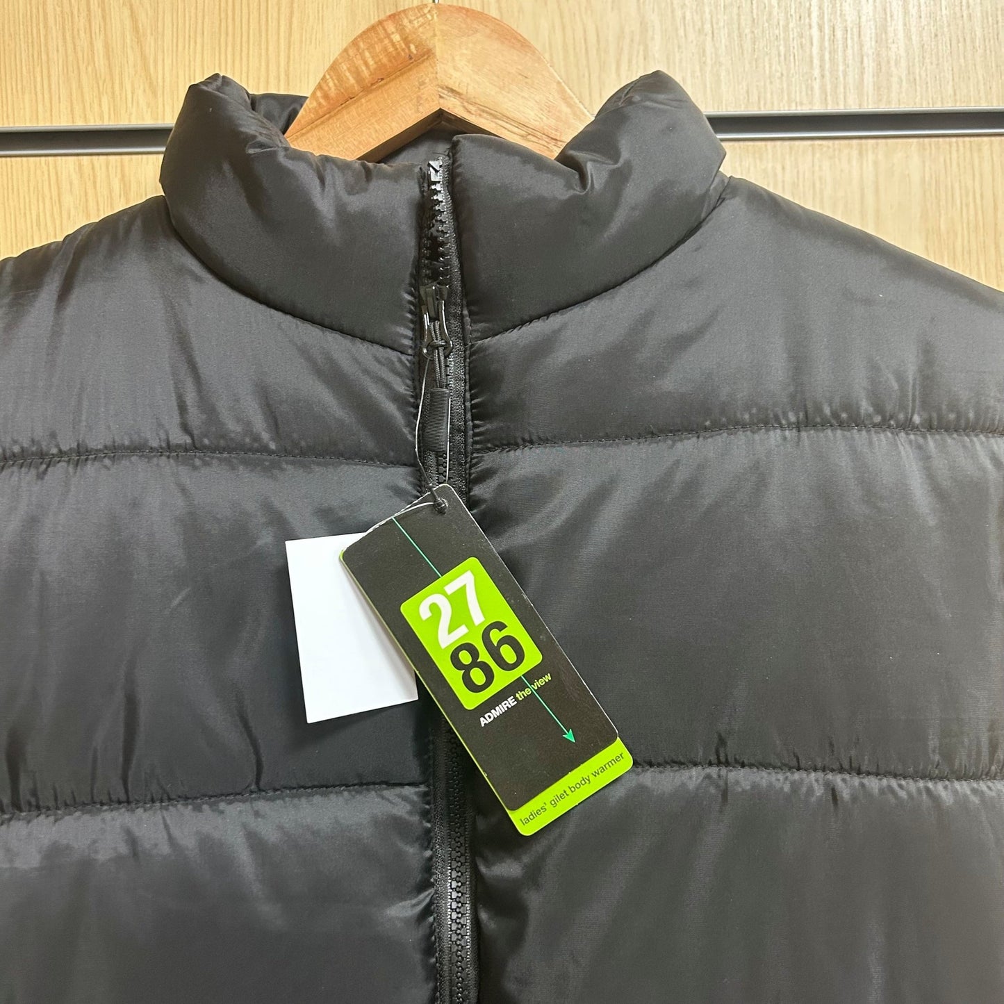 27/86 Men’s Black Puffer Bodywarmer Gilet – XXL - Cleaning Products UK