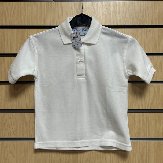3 - 4 Years White Penthouse Polo Shirt Blue & Max - Cleaning Products UK