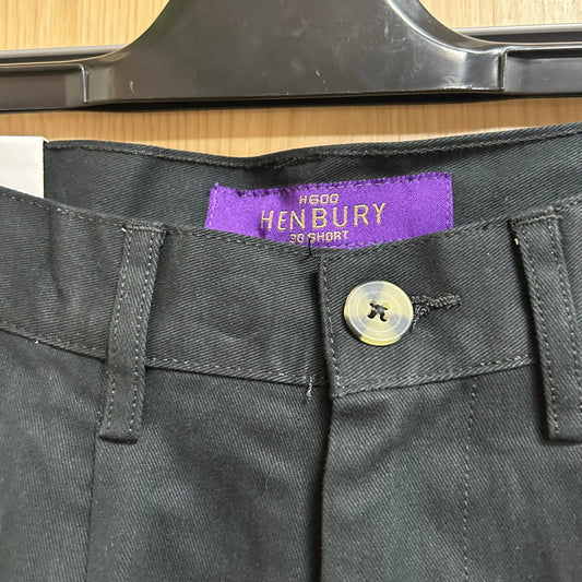 30" Short Black Chinos H600 Henbury - Cleaning Products UK