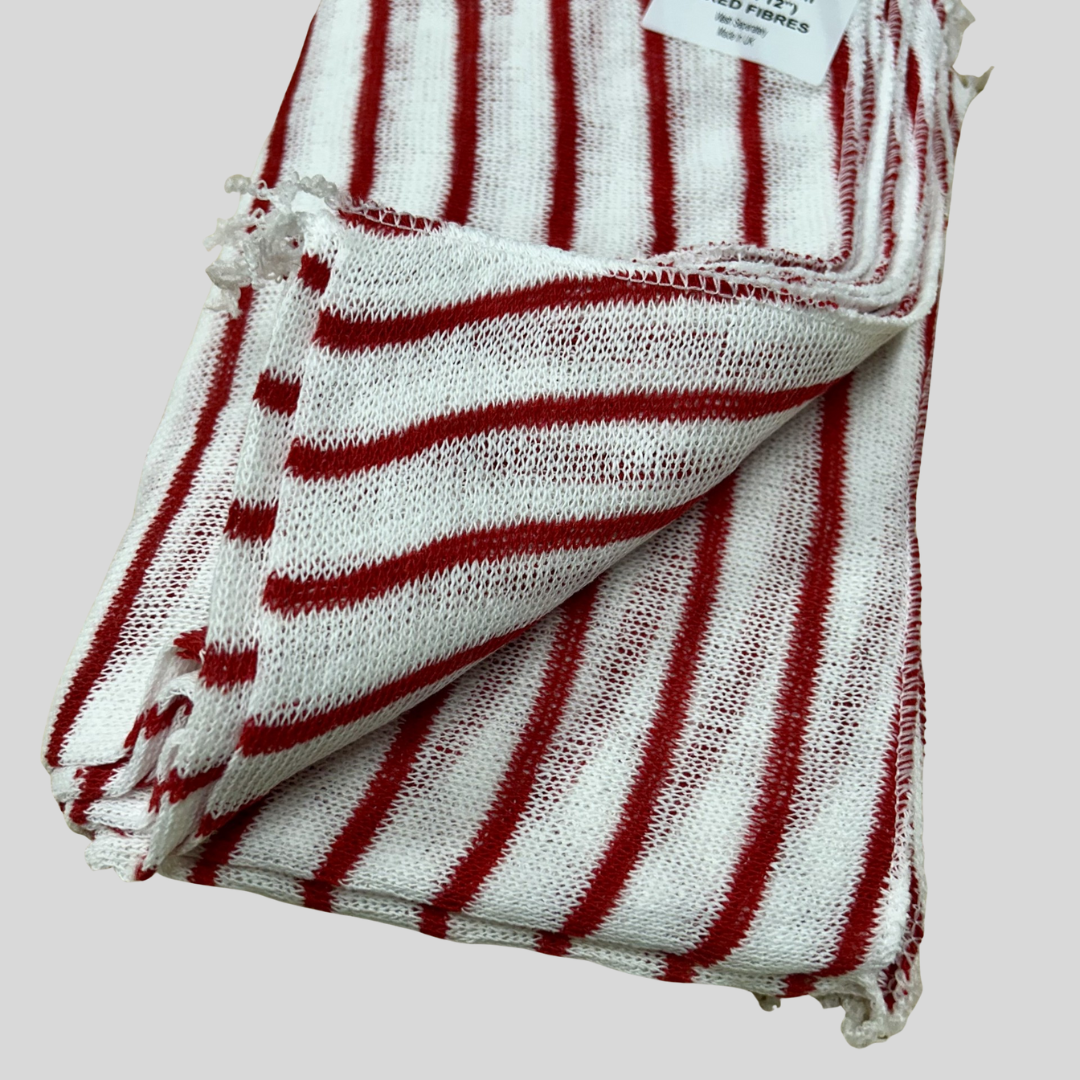 Red Hygiene Colour Coded Dishcloth PK 10