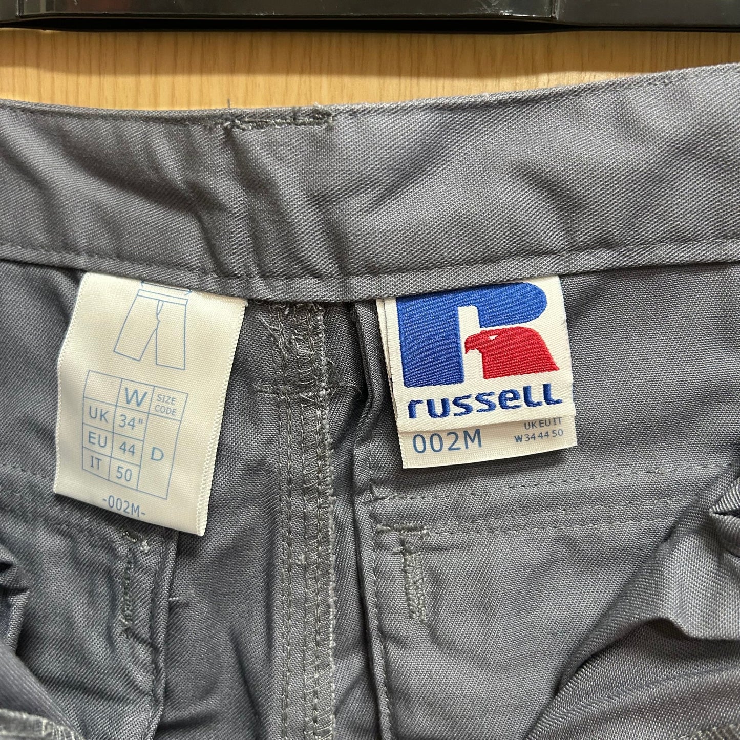 34" Mens Grey Chino Shorts 002M - Cleaning Products UK