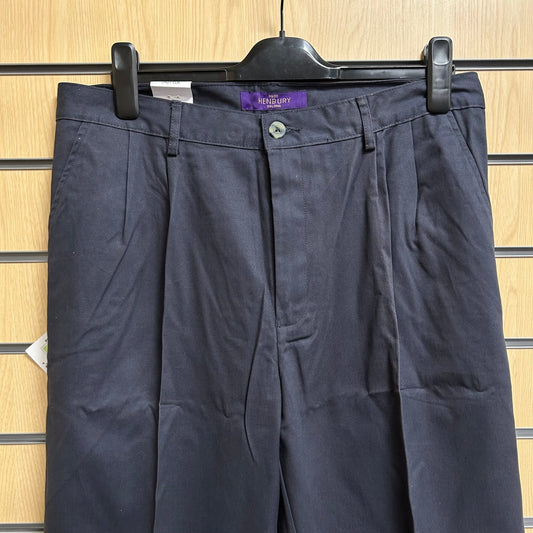 34" Navy Chinos Henbury H600 - Cleaning Products UK