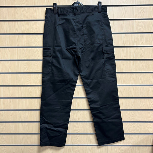 34" Regular Black Combat Trousers - Cleaning Products UK