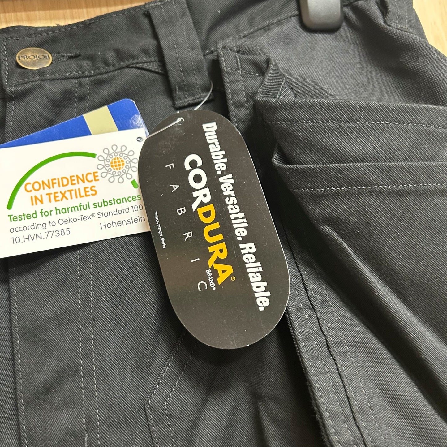 34" Regular ProJob Black Trousers - Cleaning Products UK