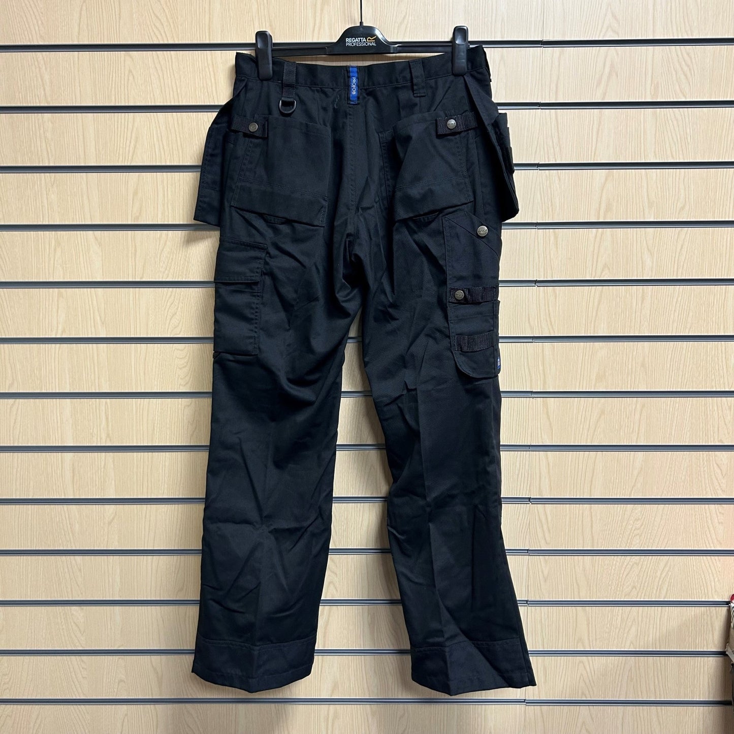 34" Regular ProJob Black Trousers - Cleaning Products UK