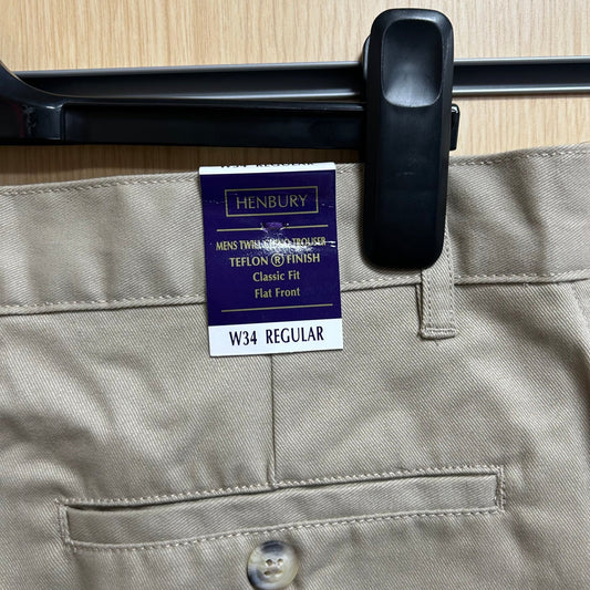 34" Regular Stone Chinos - Cleaning Products UK