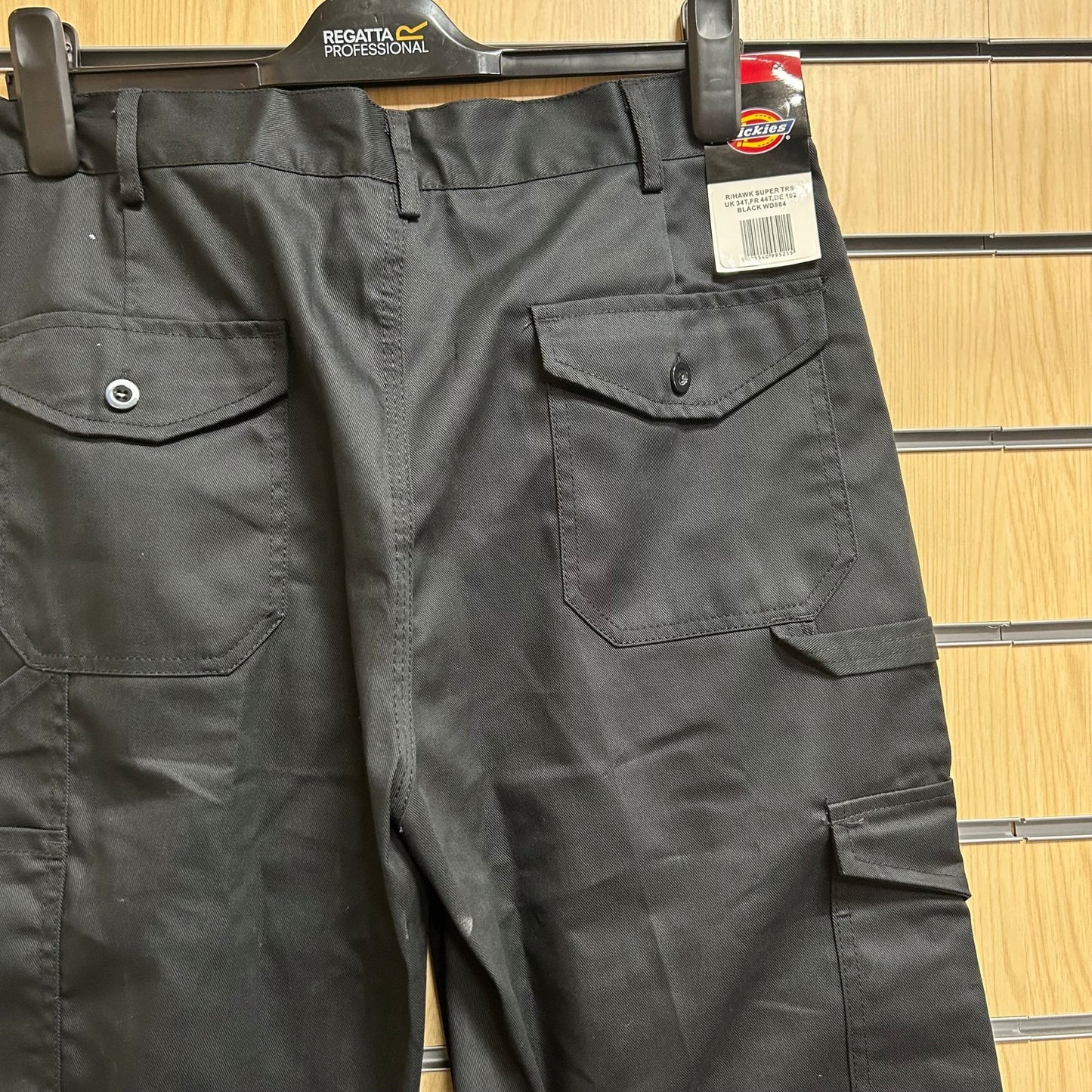 34" Tall Dickies Black Trousers - Cleaning Products UK