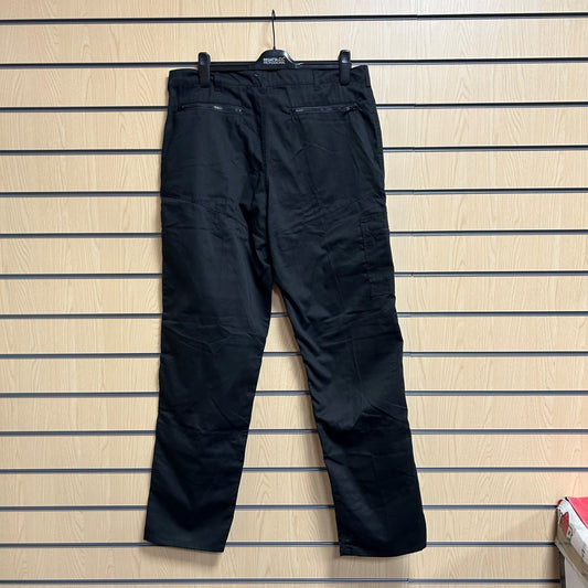 38" Long Black Action Trousers - Cleaning Products UK
