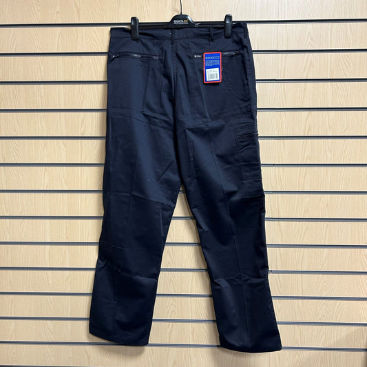 38" Long Navy Action Trousers - Cleaning Products UK
