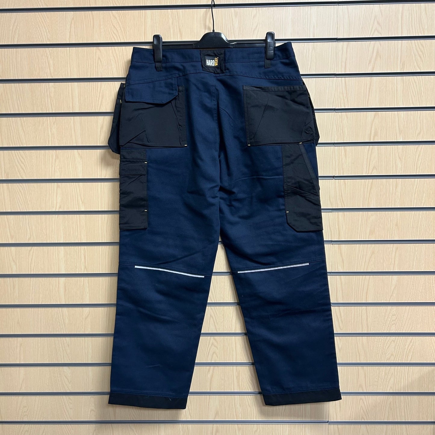 38" Navy / Black - Workline Trousers - Regatta - Cleaning Products UK