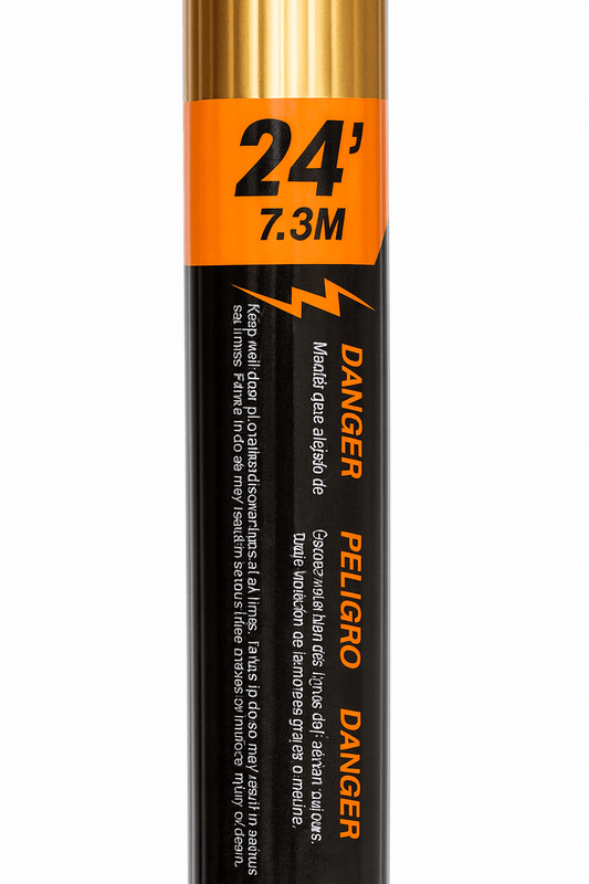 4 Section 24ft Extension Pole Ettore - Cleaning Products UK