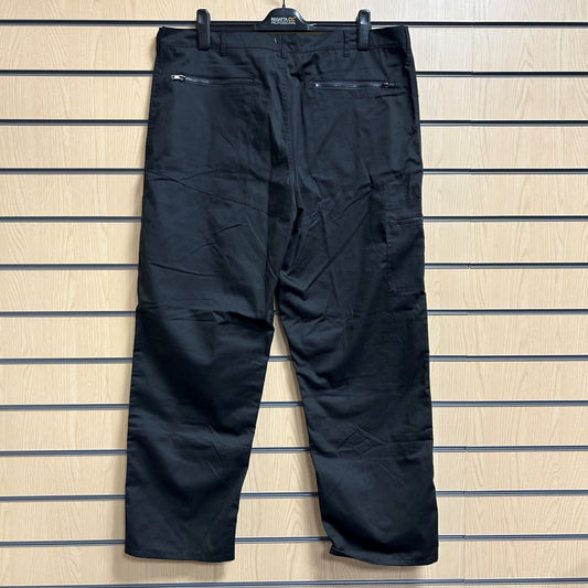 40" Regular Black Action Trousers - Cleaning Products UK