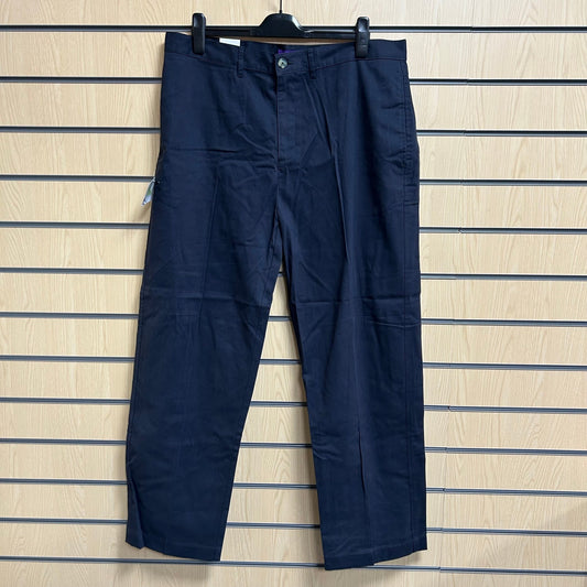 40" Regular Navy Chino Trousers H608 - Cleaning Products UK