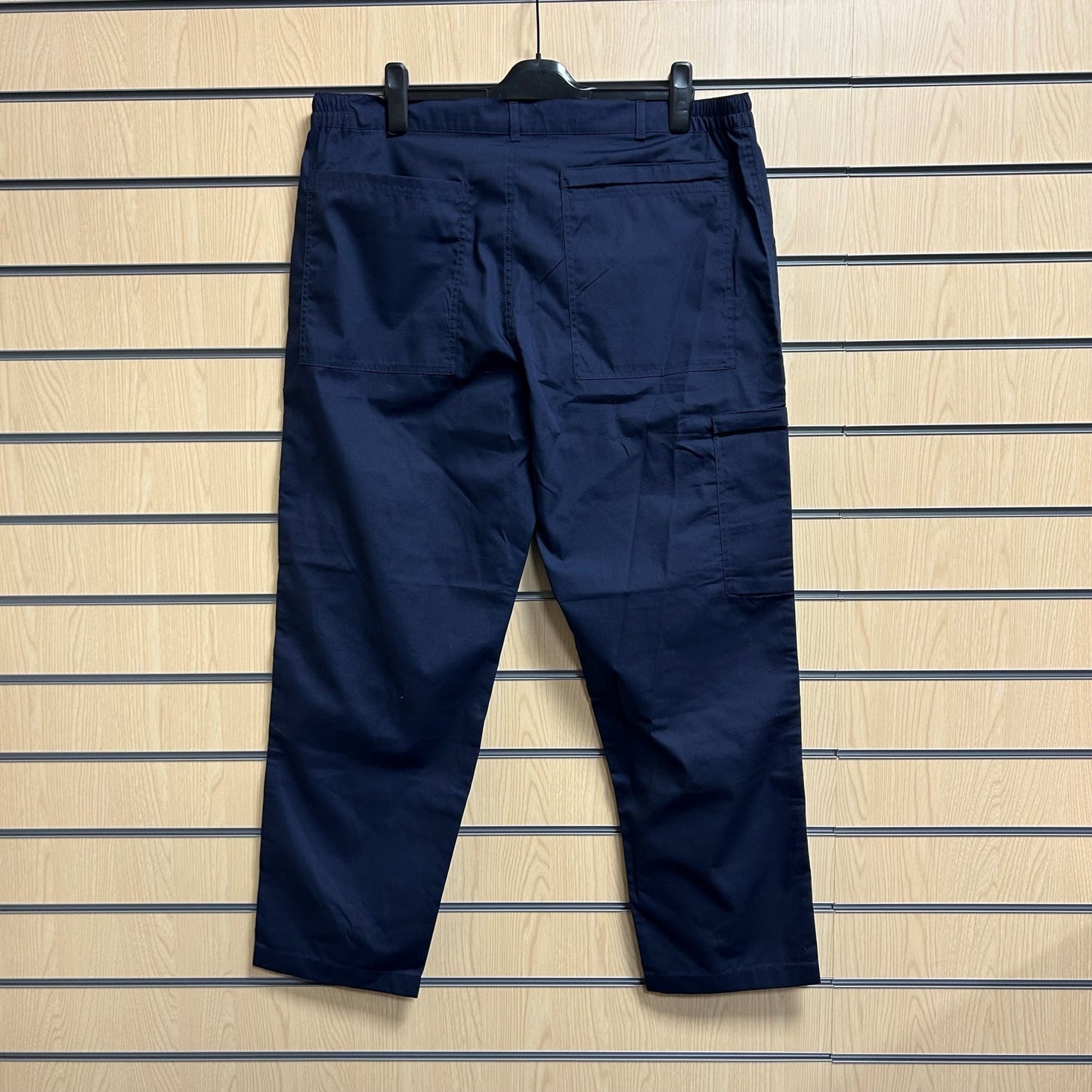 40" Regular Navy Regatta Elastic Work Trousers - Cleaning Products UK