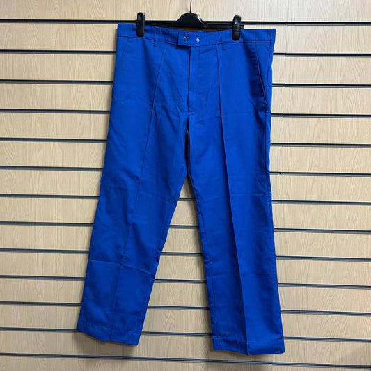 42" Royal Blue Trousers with Poppers - Cleaning Products UK