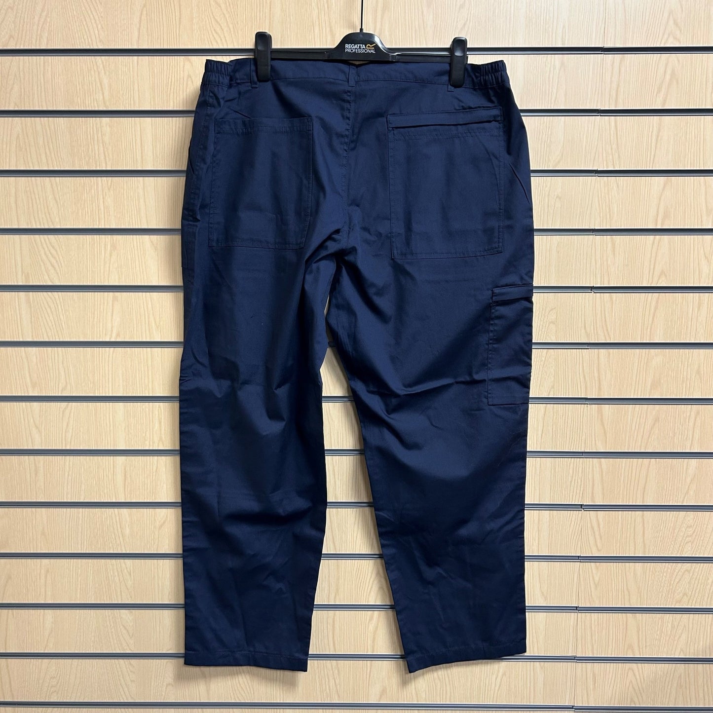 44" Regular Navy Regatta Elastic Work Trousers - Cleaning Products UK