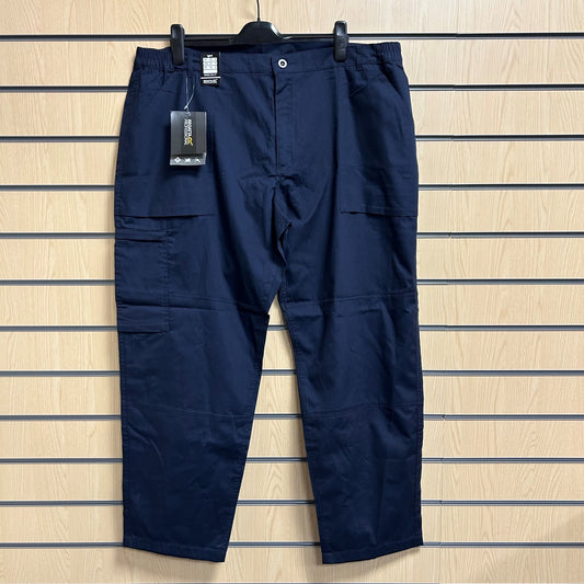 44" Regular Navy Regatta Elastic Work Trousers - Cleaning Products UK