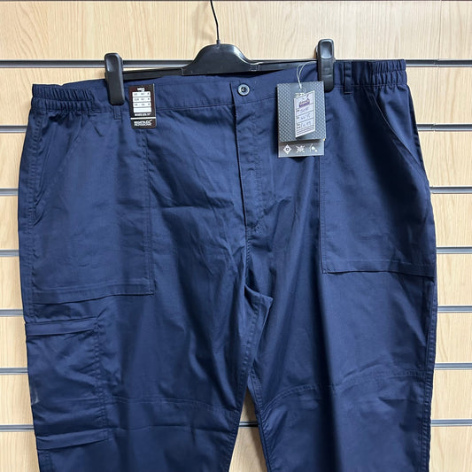46" Regular Navy Regatta Elastic Work Trousers - Cleaning Products UK