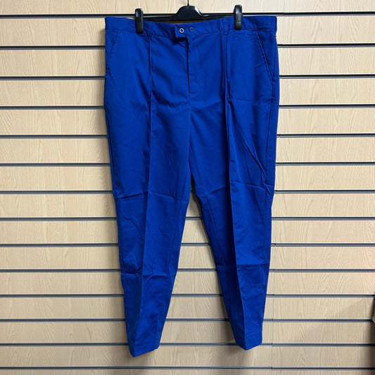 46" Royal Blue Trousers - Cleaning Products UK