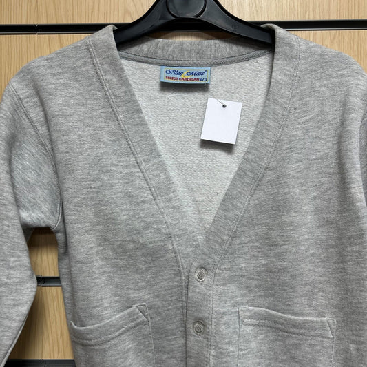 5 - 6 Years Heather Grey Cardigan Blue & Max "Select Cardigan" - Cleaning Products UK