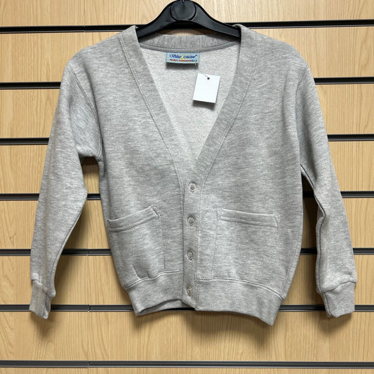 5 - 6 Years Heather Grey Cardigan Blue & Max "Select Cardigan" - Cleaning Products UK