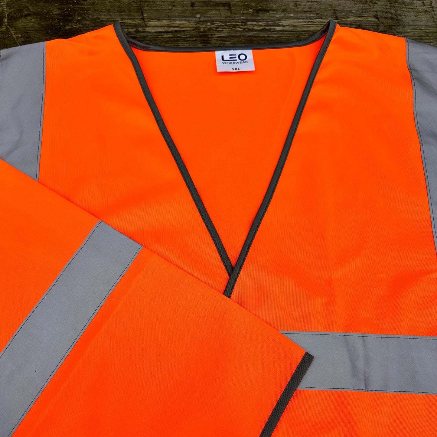 5XL Long Sleeved Orange Hi Vis Vest - Cleaning Products UK