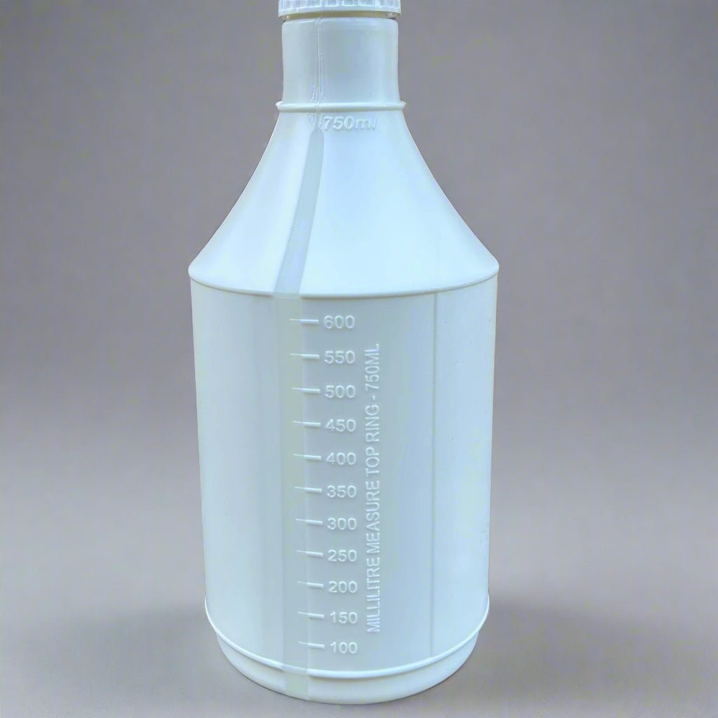 750ml Empty Spray Bottle – Refillable with Measurement Markings - Cleaning Products UK