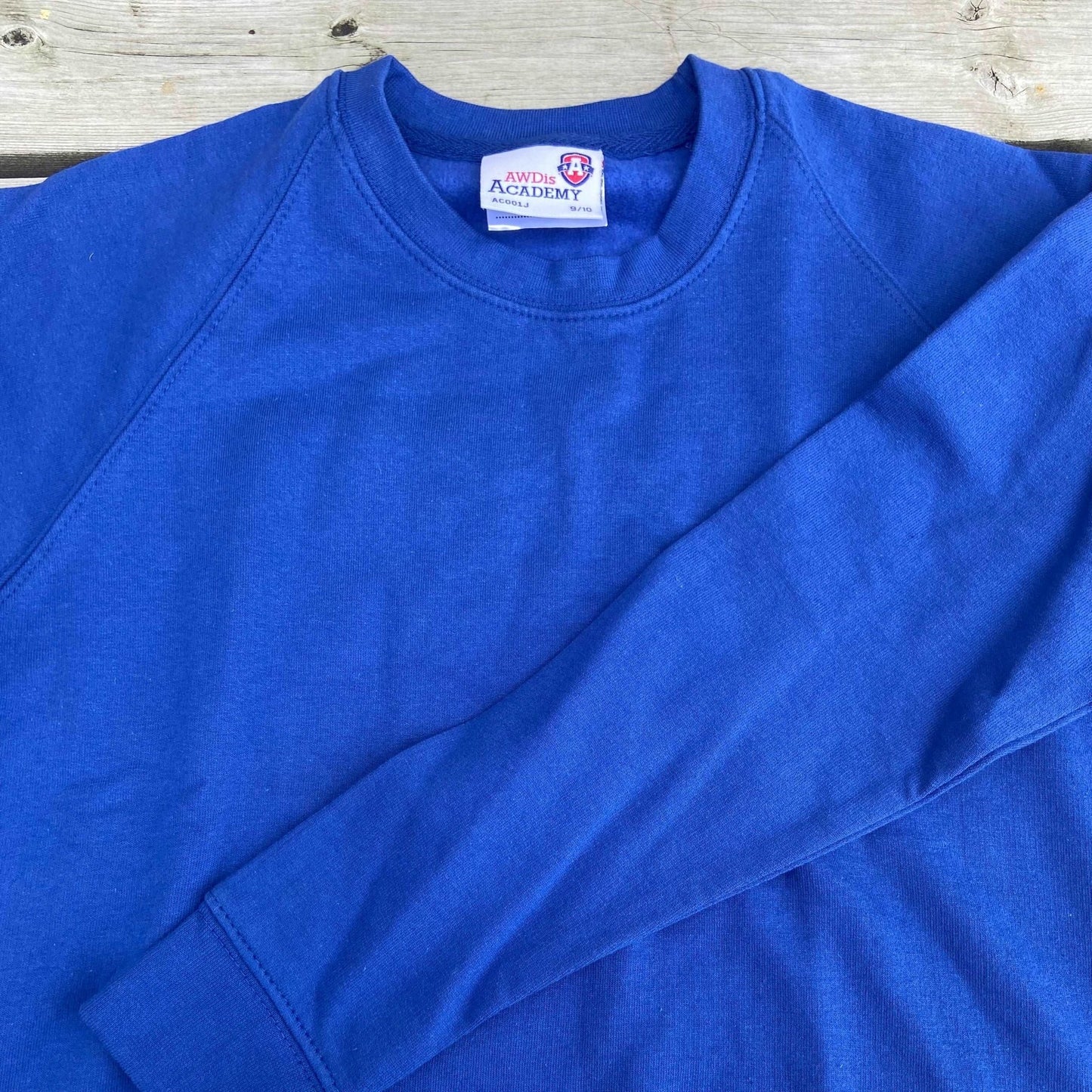 9 - 10yr Royal Blue AC001J Sweatshirt - Cleaning Products UK