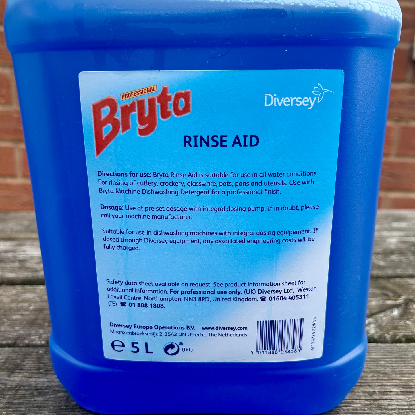 Bryta Professional Diversey Rinse Aid – 5L