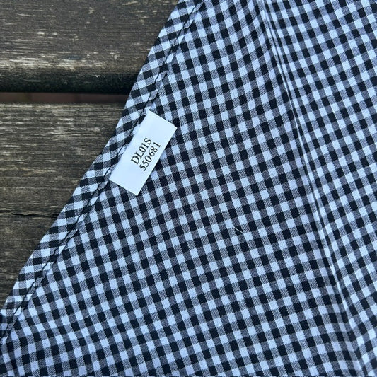 Black & White Chefs Neckerchief β DL01S | Professional Kitchen Uniform Accessory