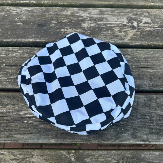 Black & White Chef Hat | Traditional Catering Headwear