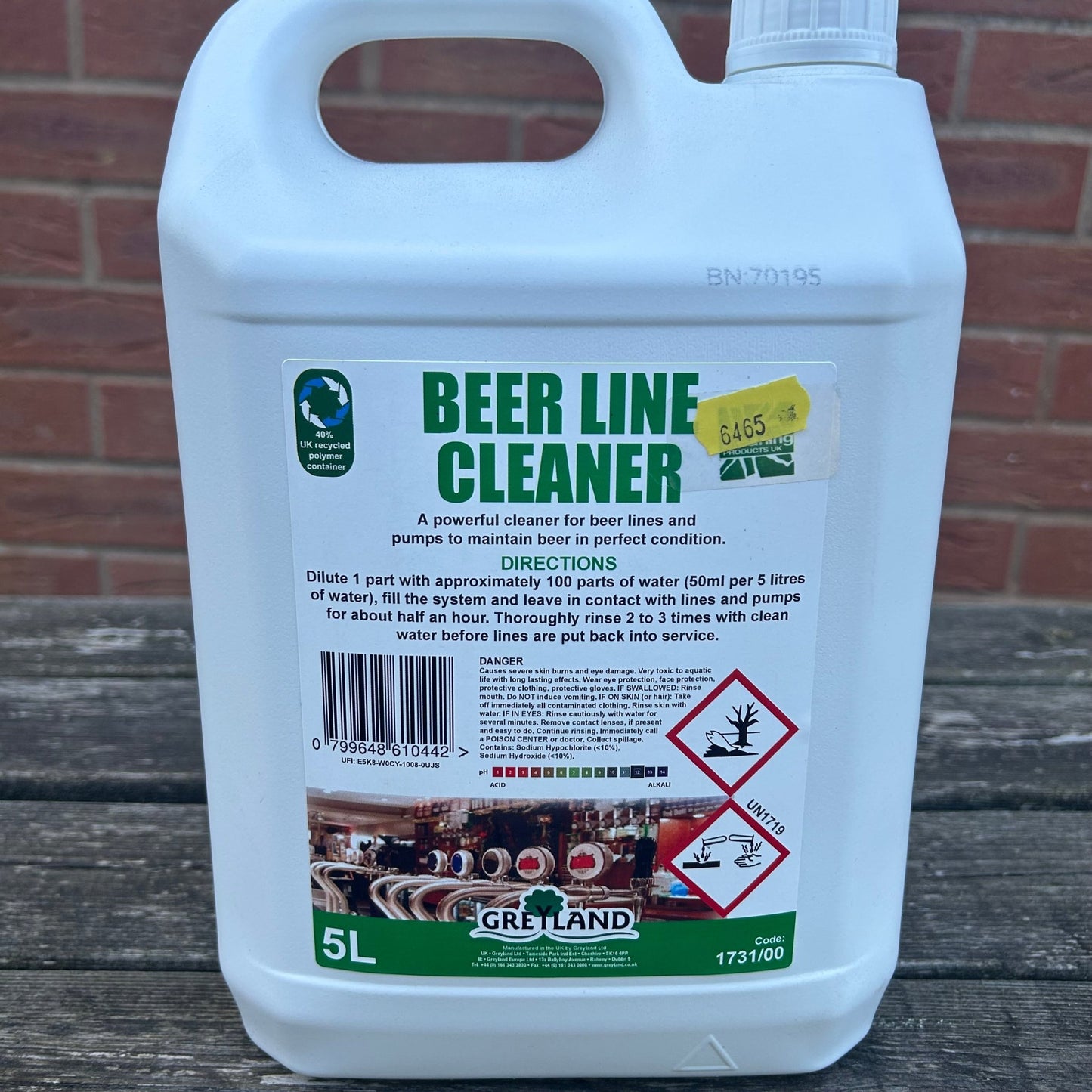 Beerline Cleaner 5ltr - Cleaning Products UK
