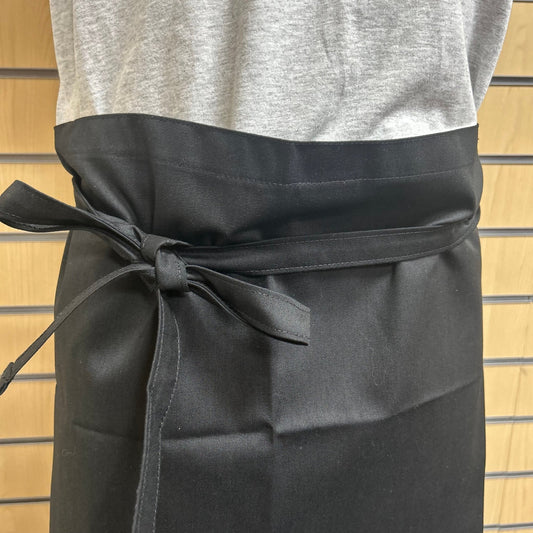 Black Bib Apron β HARVEYS Workwear, No Pocket (One Size) - Cleaning Products UK