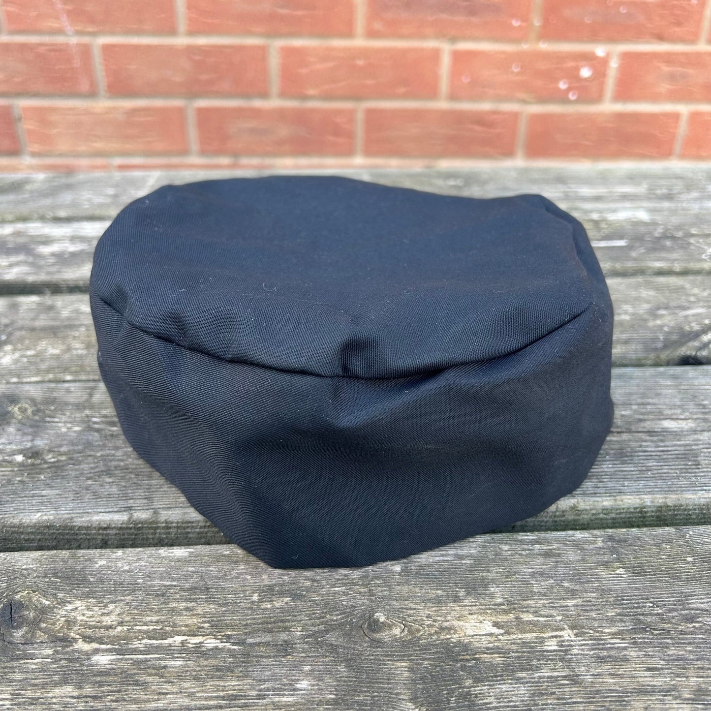 Black Chef Hat – Size Large | Professional Catering Headwear - Cleaning Products UK