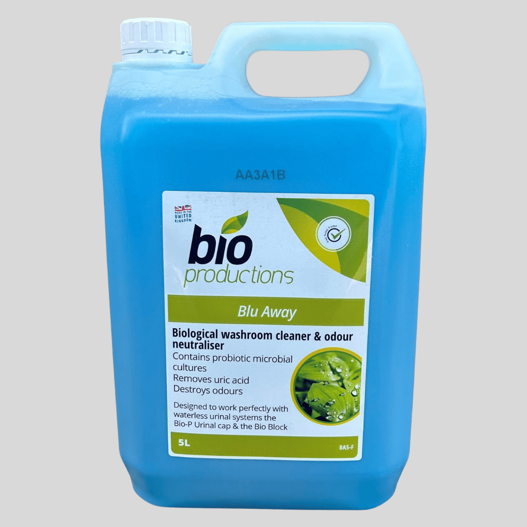 Blu Away Biological Washroom Cleaner & Odour Neutraliser 5L - Cleaning Products UK